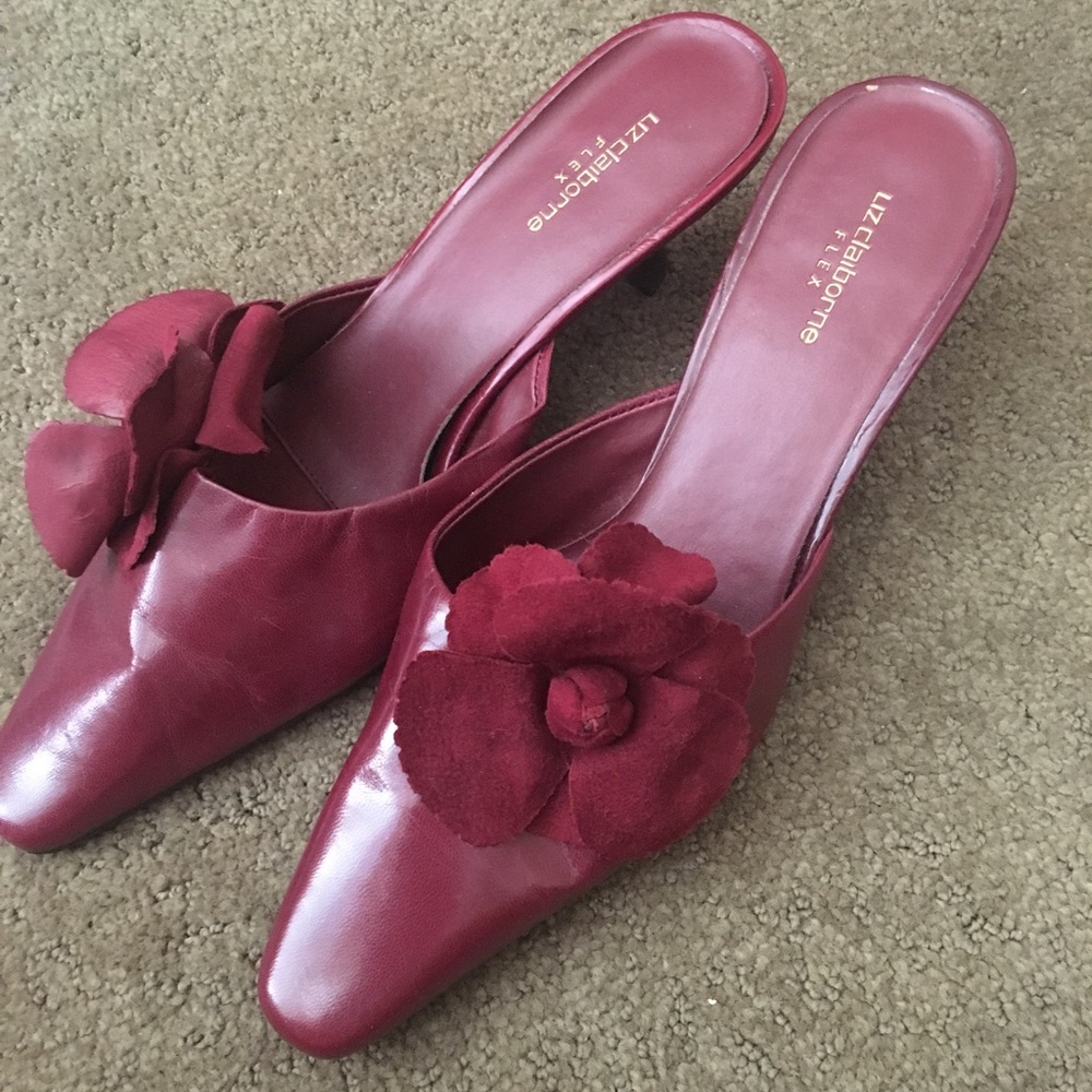 Liz Claiborne red shoes